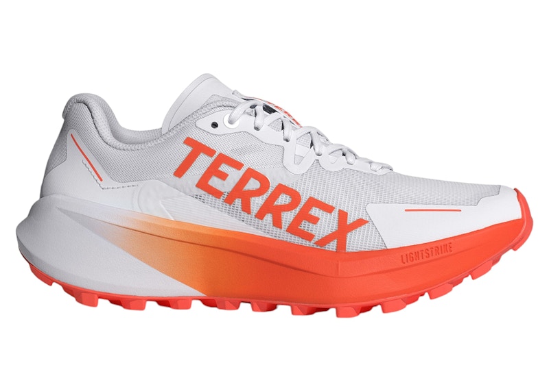 adidas Terrex Agravic 3 Trail Cloud White Semi Impact Orange Dash Grey (Women's) - JI0955