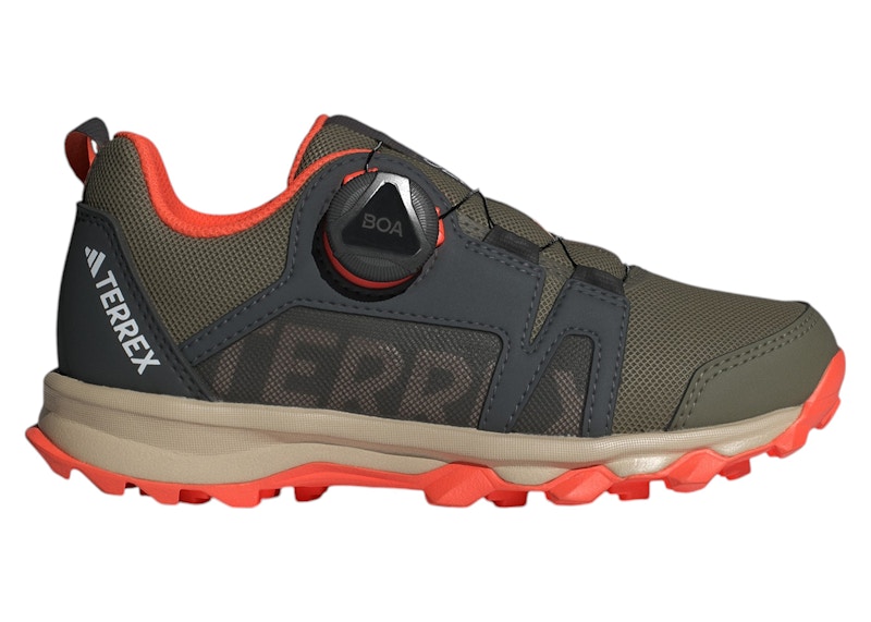 adidas Terrex Agravic BOA Trail Olive Strata Wonder Beige Semi Impact  Orange (GS) – IH5082 – DE