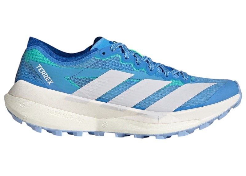 Adidas Terrex Agravic Speed 2 Trail Lime (Women's) Sneakers in Blue Burst/Dash Grey/Lime Burst