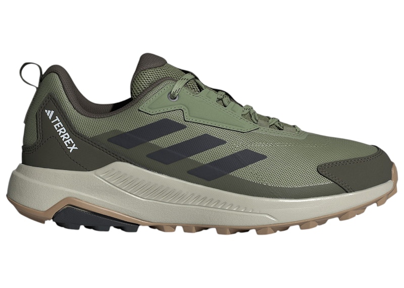 Men's Adidas Terrex Anylander Sneakers in Tent Green/Carbon/Olive Strata