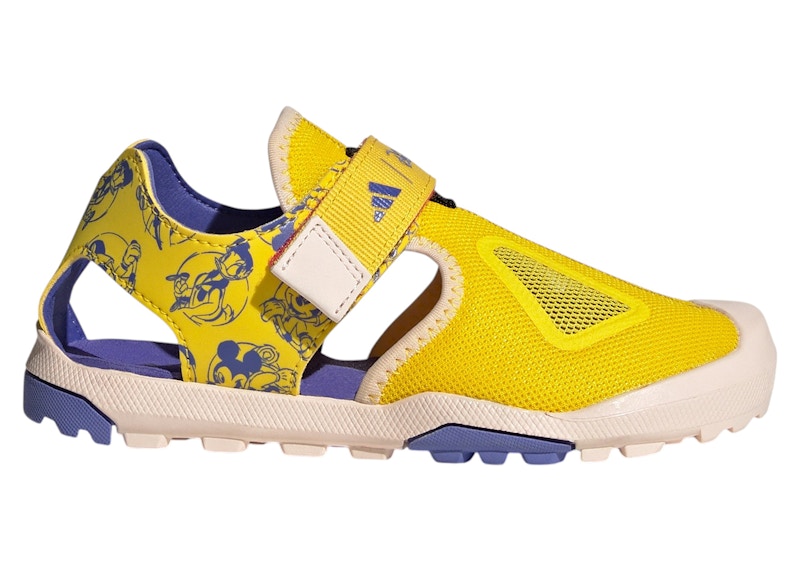 Adidas Terrex Captain Toey 2.0 Sandals Disney Mickey Sneakers in Yellow/Violet Tone/Semi Cobalt Blue