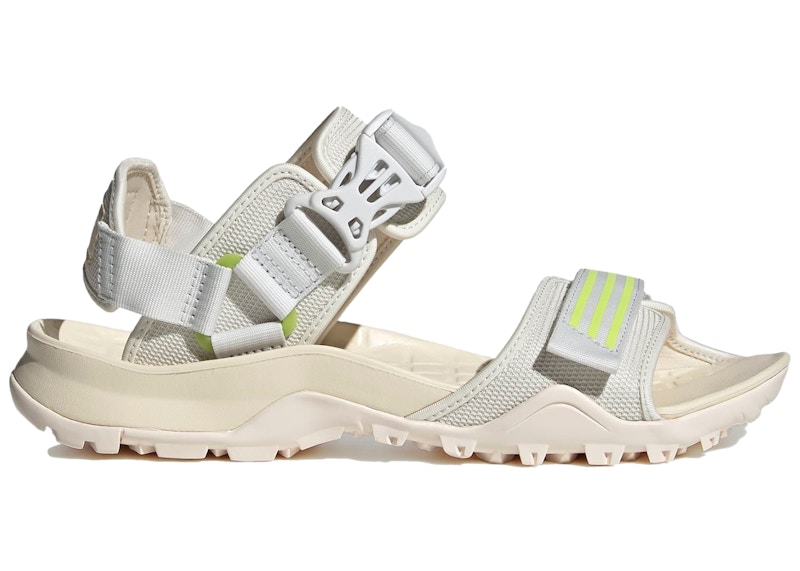 adidas Terrex Cyprex Ultra DLX Sandal Crystal White Pulse Lime