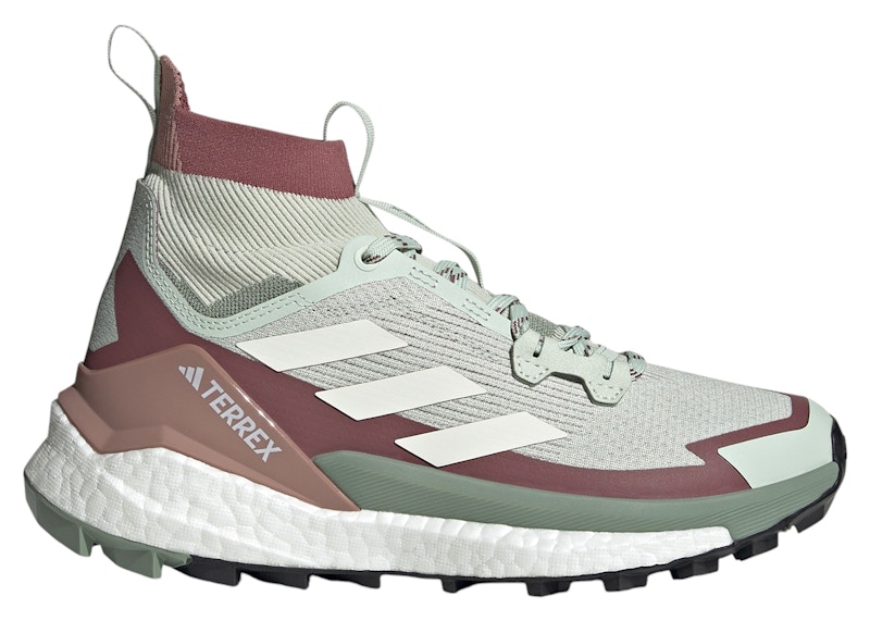 Pre-owned Adidas Originals Terrex Free Hiker 2.0 (women's) Sneakers In Linen Green/off White/burgundy