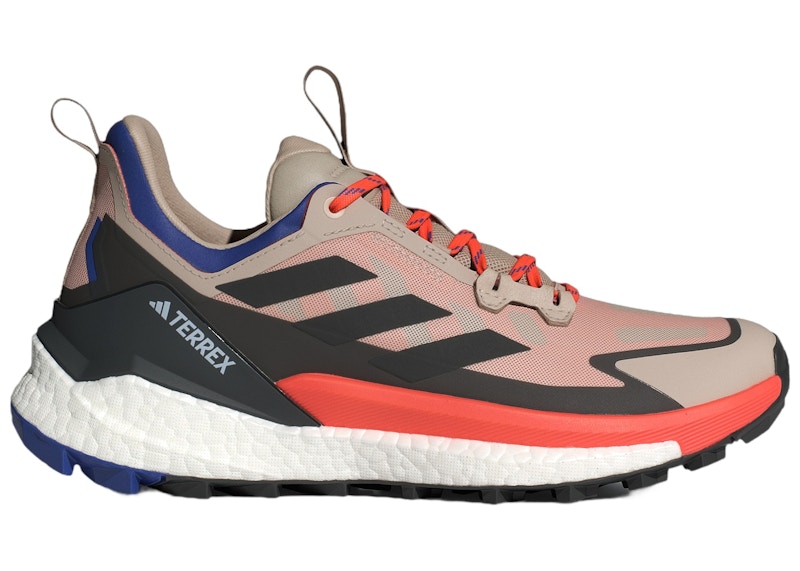 adidas Terrex Free Hiker 2.0 Low Wonder Beige Black Semi Impact Orange Purple