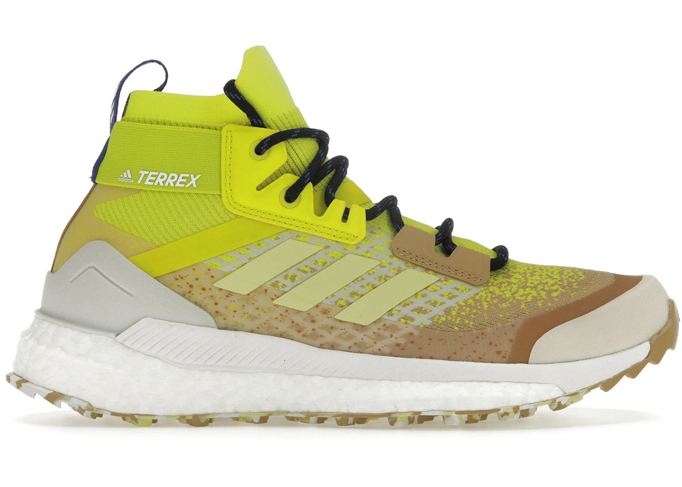 adidas Terrex Free Hiker Primeblue Beige Tone Pulse Yellow Men's