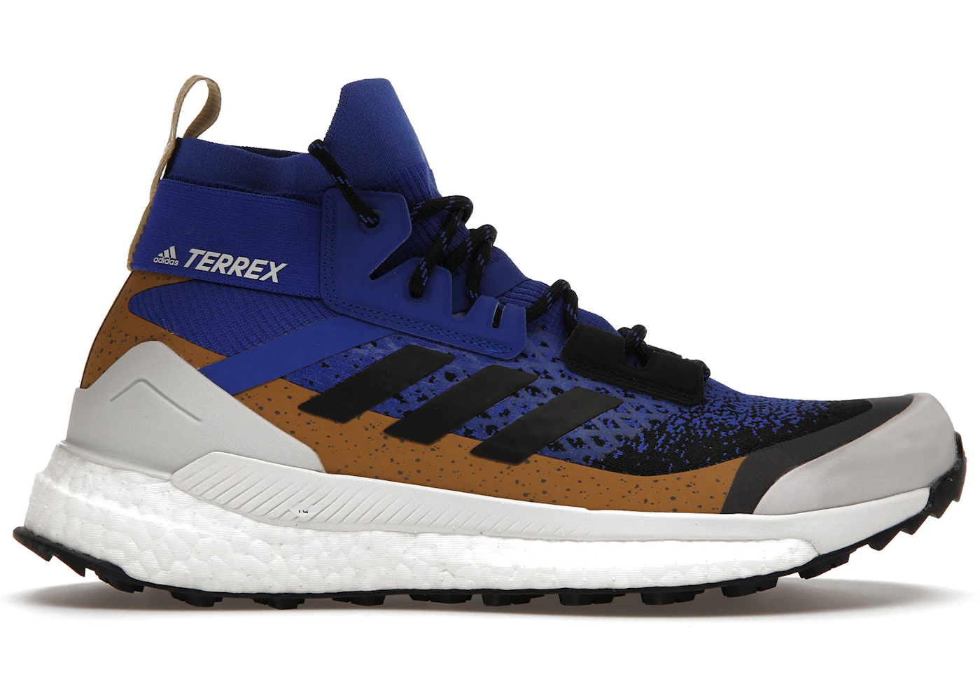 adidas Terrex Free Hiker Primeblue Core Black Bold Blue Men's - FZ3626 - US