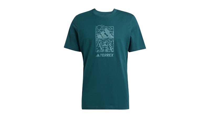 adidas Terrex Graphic Tee Aurora Ivy Men's - SS25 - US