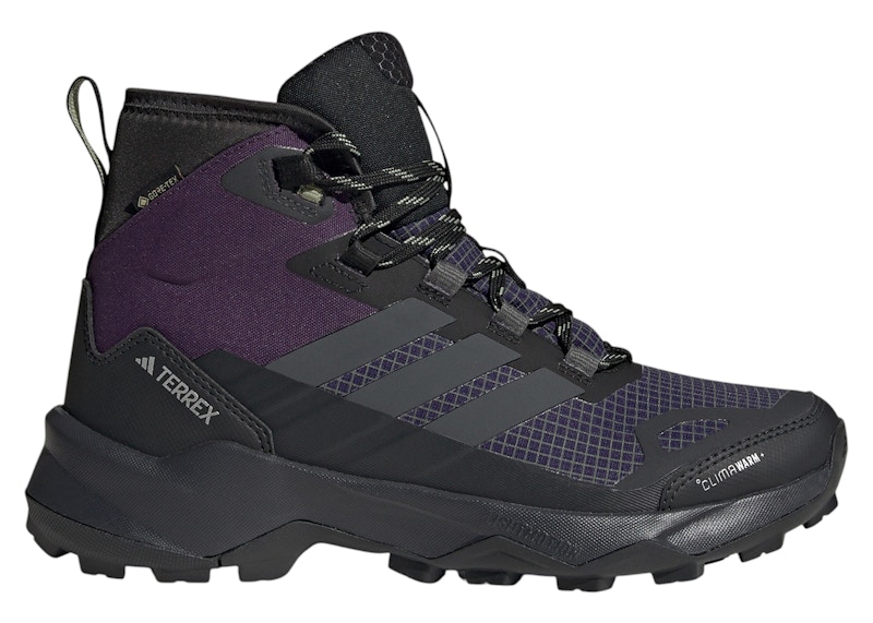 Pre-owned Adidas Originals Terrex Skychaser Ax5 Mid Goretex Climawarm+ Grey (women's) Sneakers In Aurora Plum/grey Six/tent Gre