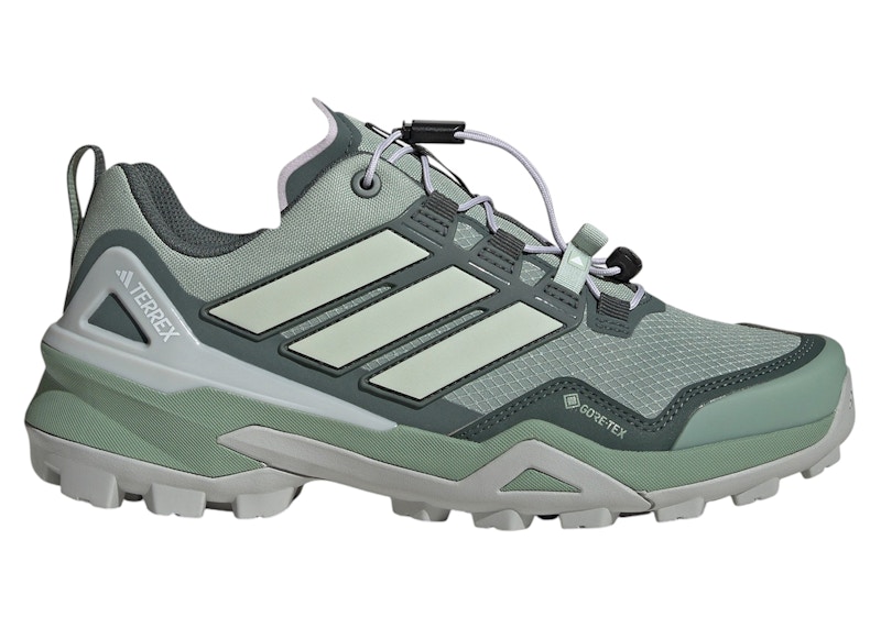 Pre-owned Adidas Originals Terrex Skychaser Goretex (women's) Sneakers In Silver Green/linen Green/legend Ivy