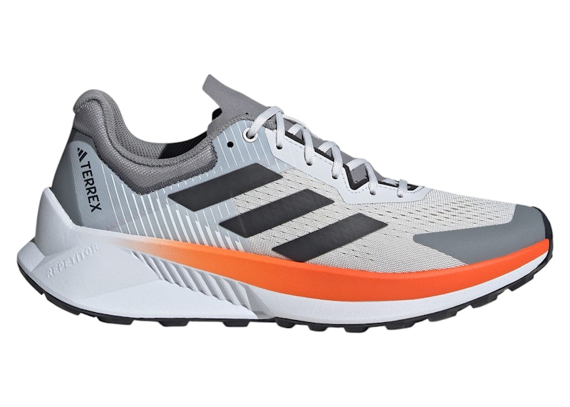 adidas Terrex Soulstride Flow Trail Dash Grey Semi Impact Orange - JR7065