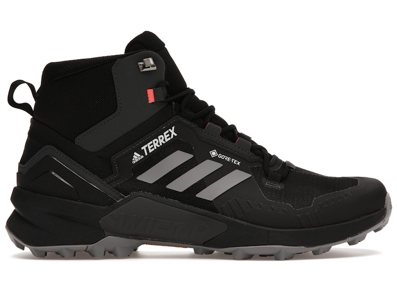 adidas Terrex Swift R3 Mid GTX Black Grey Men's - FW2762 - US