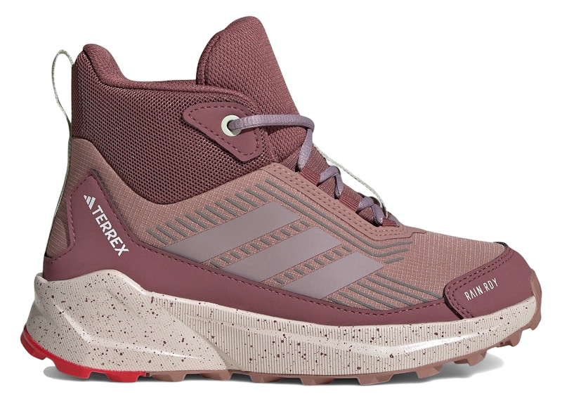 Pre-owned Adidas Originals Terrex Trailmaker 2 Mid Rain.rdy Sneakers In Warm Clay/preloved Fig/pure Ruby