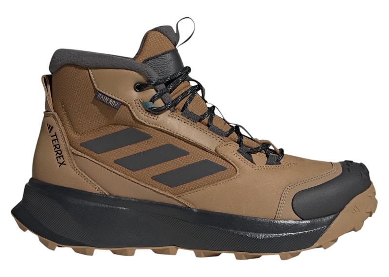 Sneakers adidas Terrex Winter Boot Mid Leather Cardboard/ Carbon/ Brown Strata - JR5297