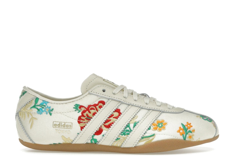 adidas Tokyo Crew White Floral Embroidery (Women's)