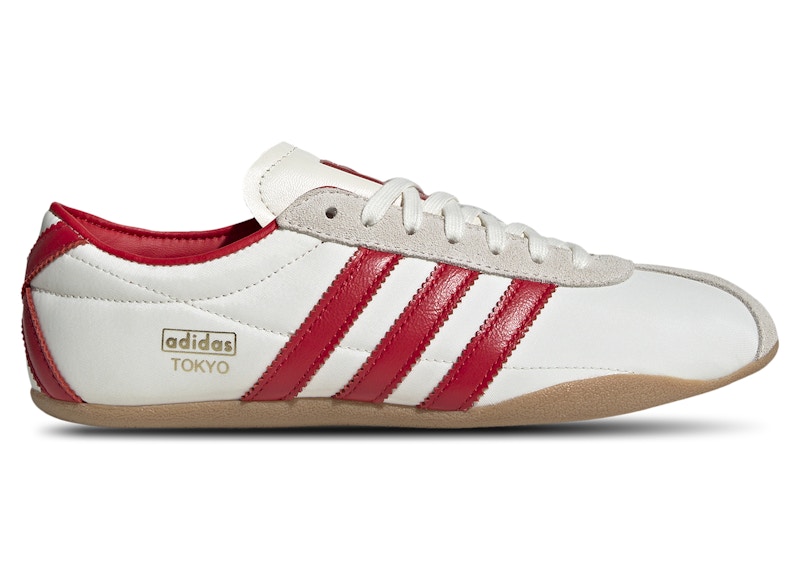 Pre-owned Adidas Originals Tokyo (women's) Sneakers In Off White/better Scarelet Red/gum
