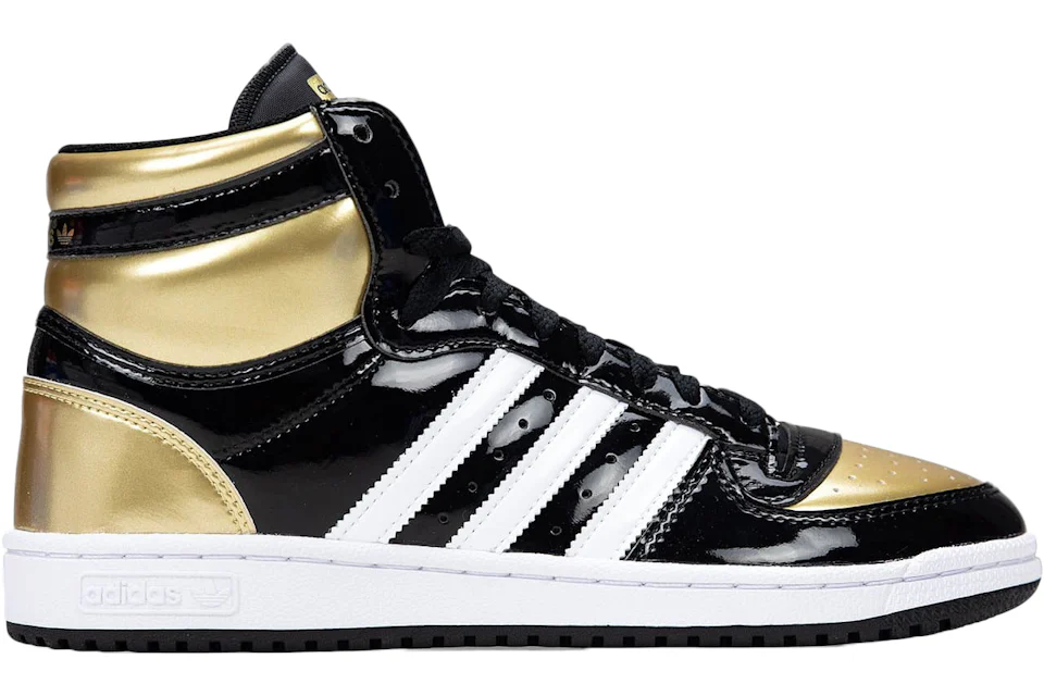 adidas Top Ten Black Gold Patent