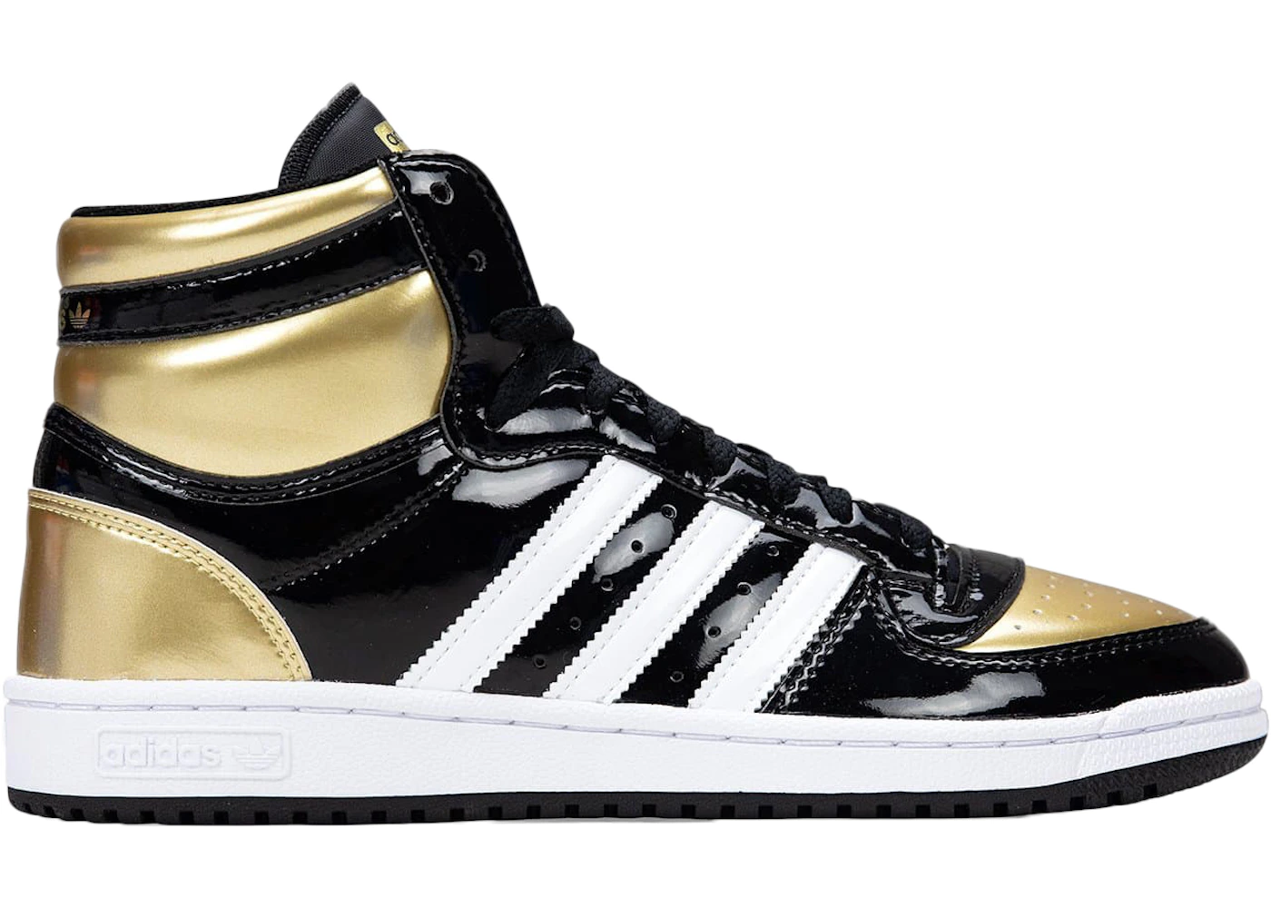 adidas Top Ten Negro Dorado Patent Hombre FX7873 MX