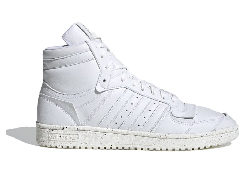 White adidas outlet hi top trainers