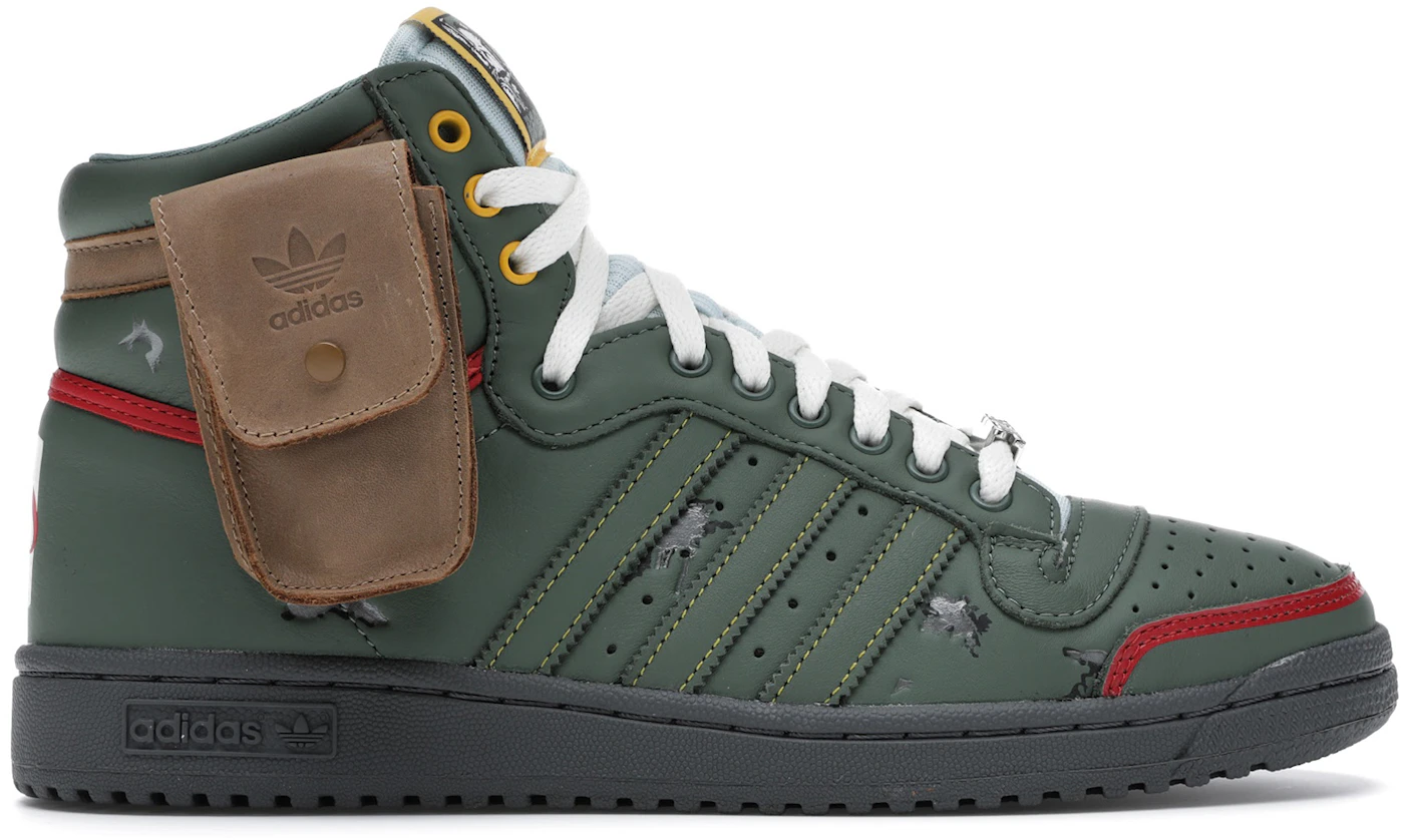 adidas Originals Adidas Top Ten Hi Fashion Sneaker in Green for Men