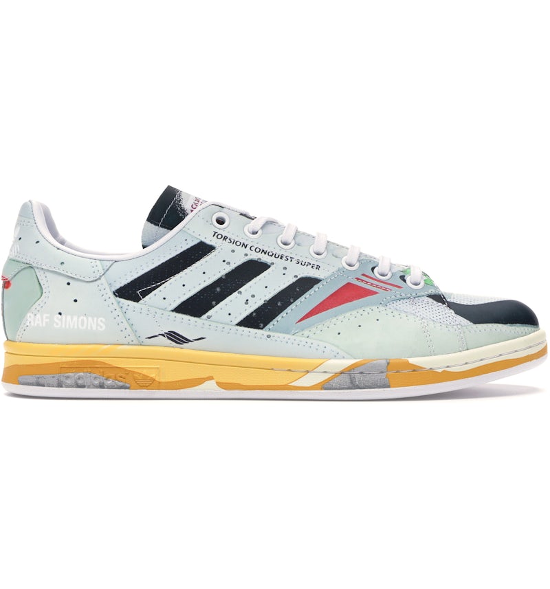 adidas Torsion Stan Smith Raf Simons White Black Grey Men's