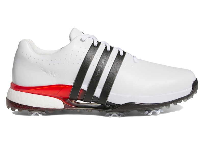 adidas Tour360 24 Golf Cloud White Core Black Lucid Red - IH8539