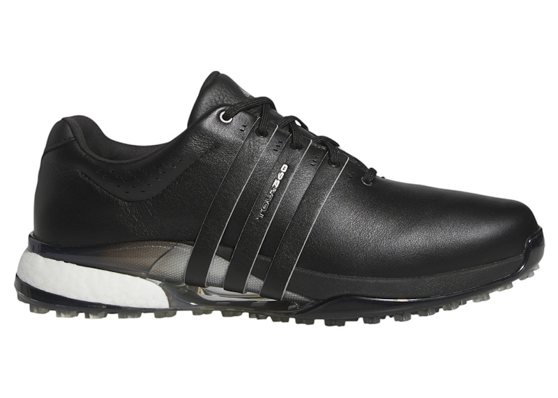 adidas Tour360 25 Spikeless Golf Core Black Silver Metallic