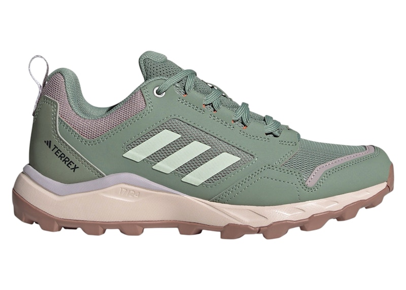 Pre-owned Adidas Originals Tracerocker 2.0 Trail Linen (women's) Sneakers In Silver Green/linen Green/warm Clay In Multi