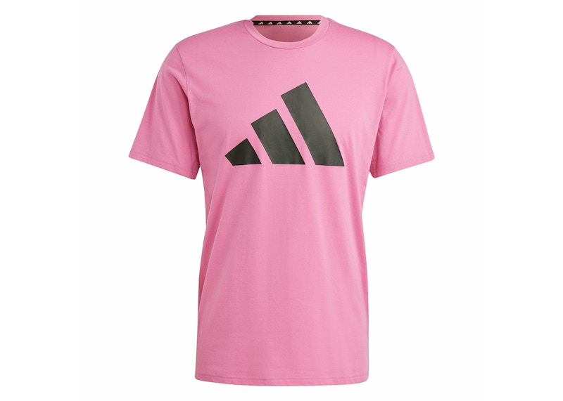 adidas Train Essentials Feelready Logo Training Tee Preloved Fucsia/Nero