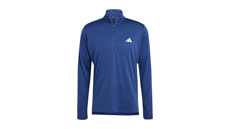 adidas Train Essentials Long Sleeve Tee Dark Blue