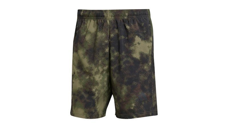 adidas Train Essentials Strata, saisonaler All-Over-Print, Olivgrün