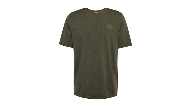 adidas Train Essentials Structure Tee Olive Strata Grey Six