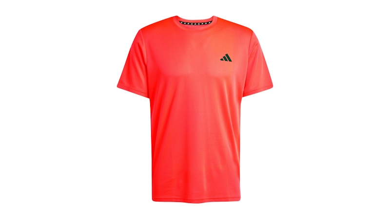 adidas Train Essentials Tee Pure Ruby Black