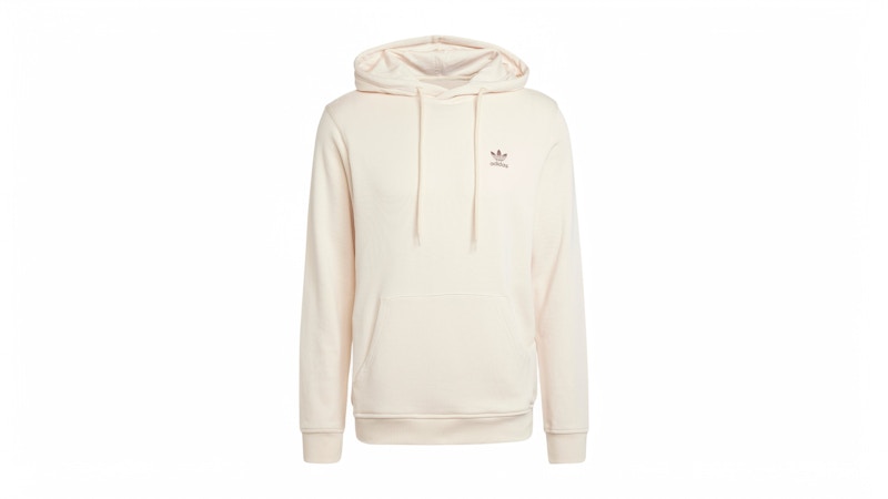 adidas Trefoil Essentials French Terry Hoodie Wonder White Men's