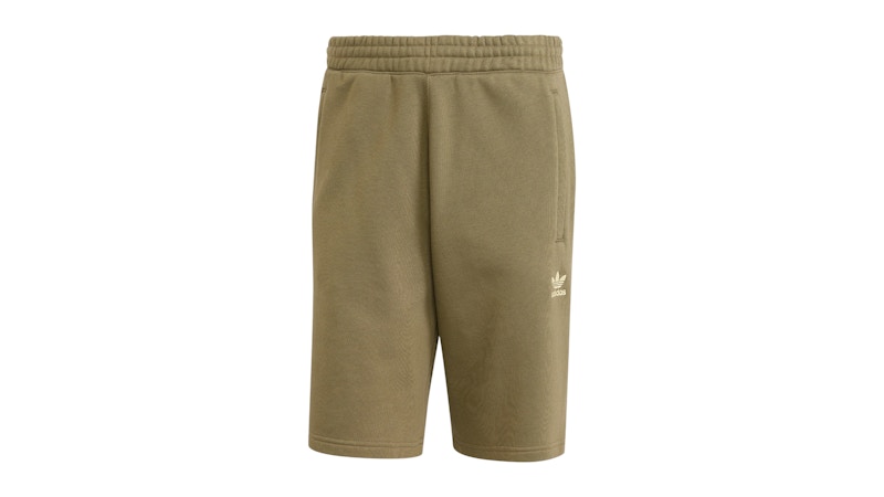 adidas Trefoil Essentials Pantaloncini Verde oliva Strata