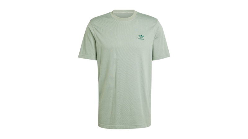 【Adidas コリア】 Trefoil Essentials Tee adidas Trefoil Essentials Tee Silver Green Men's - SS25 - US