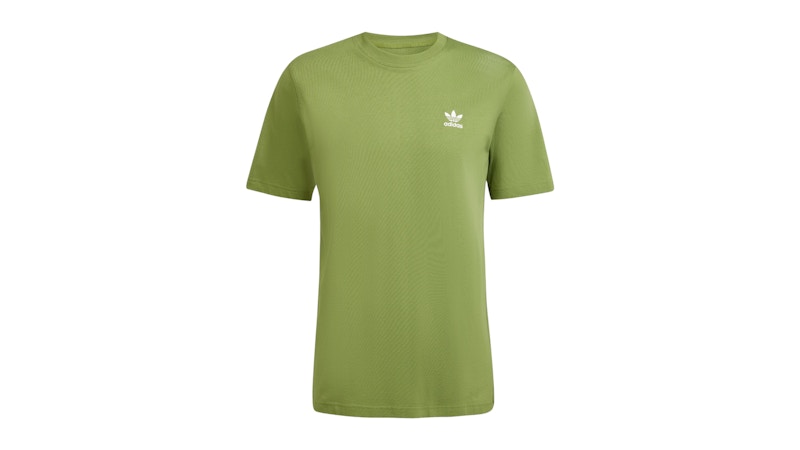 adidas Trefoil Essentials Tee Tech Olive Men's - SS25 - US