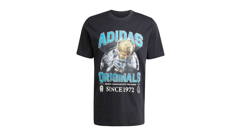 adidas Trefoil Series Regular Tee Black Men's - SS25 - US