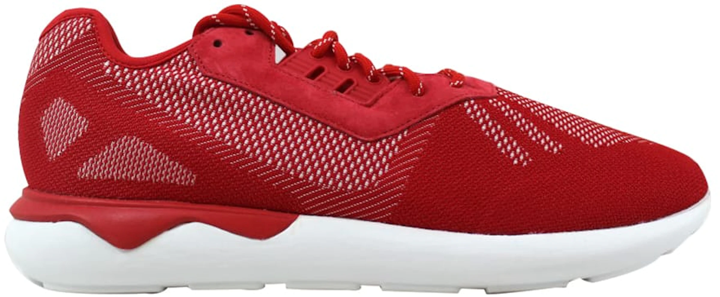 adidas Tubular Runner Weave Scarlet Red/White - B25597 -