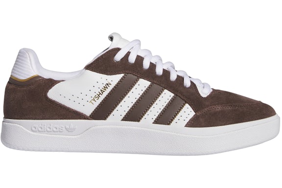 adidas Tyshawn Low Marron Cloud Blanc Doré Metallic