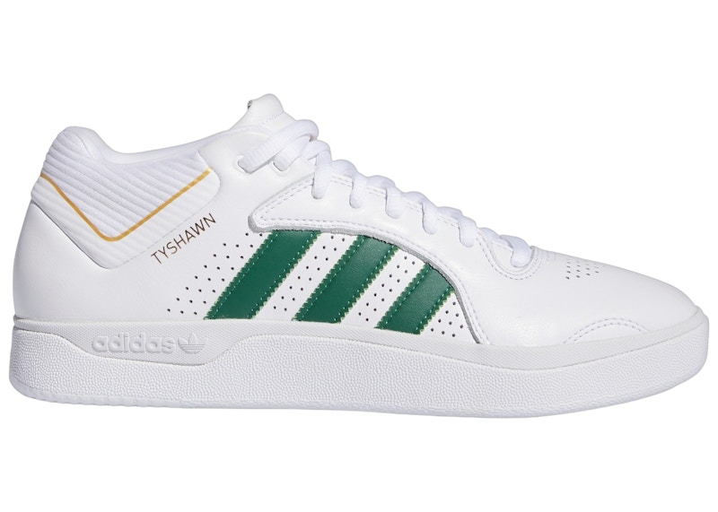 adidas Tyshawn Remastered Cloud White Dark Green Blue Bird