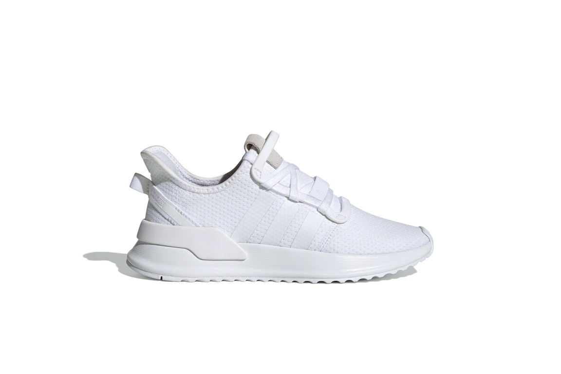 Pre-owned Adidas Originals Adidas U-path Run Triple White (youth) In White/white/white