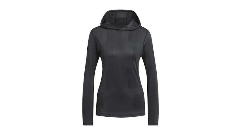 Pre-owned Adidas Originals Women's Adidas Ultimate365 Printed Hoodie In Carbon