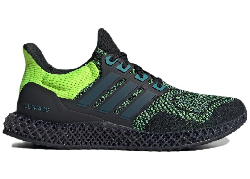 adidas Ultra 4D Negro Lucid Limon Hombre IG2263 US