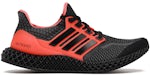adidas Ultra 4D Core Schwarz Solar Rot