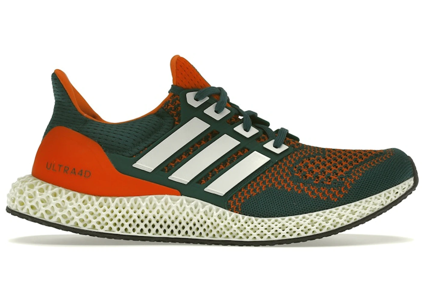 adidas Ultra 4D Miami Hurricanes Men's - Q46439 - US adidas Ultra 4D Miami Hurricanes Men's - Q46439 - US