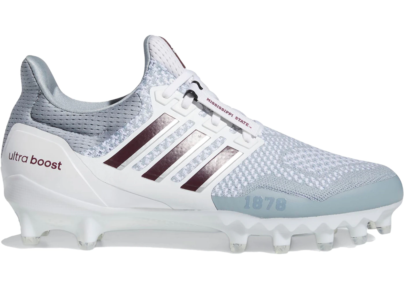adidas Ultra Boost 1.0 Cleat Mississippi State Men's - HR0987 - US adidas Ultra Boost 1.0 Cleat Mississippi State Men's - HR0987 - US