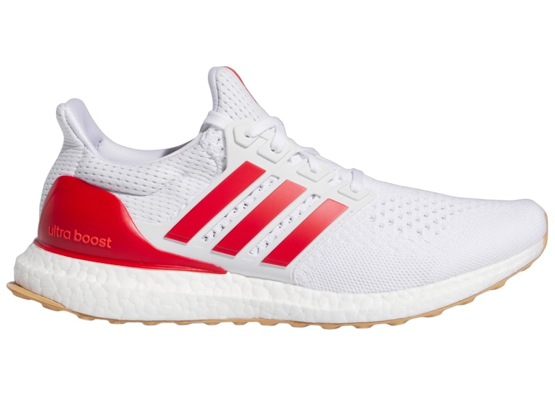 adidas Ultra Boost 1.0 Cloud White Better Scarlet Gum Men s JH9184 US