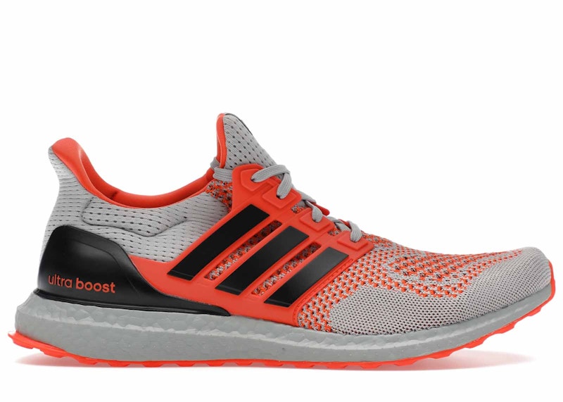adidas Ultra Boost 1.0 Core Black Impact Orange Grey Two