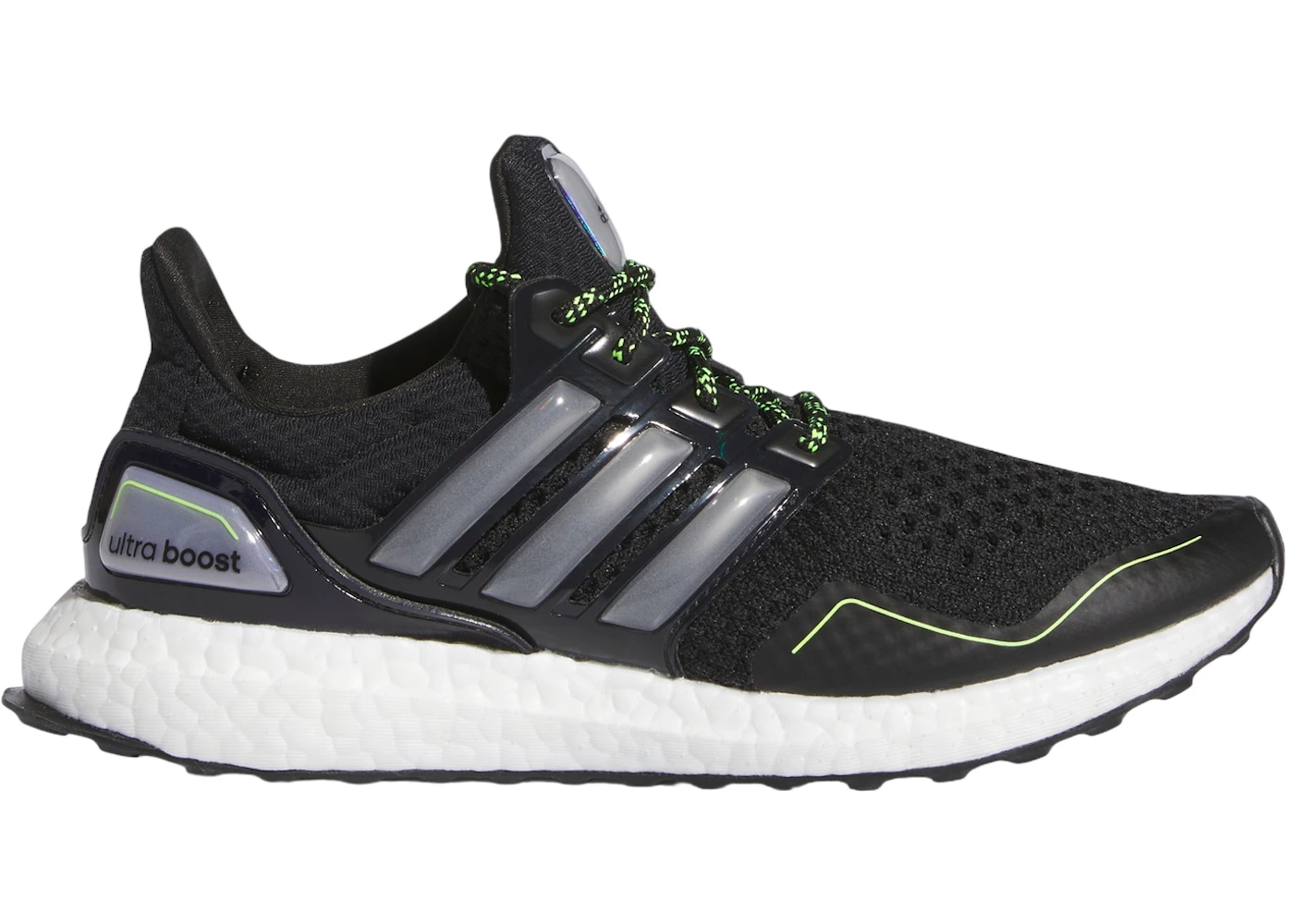 adidas Ultra Boost Core Black Team Solar Yellow (Women's