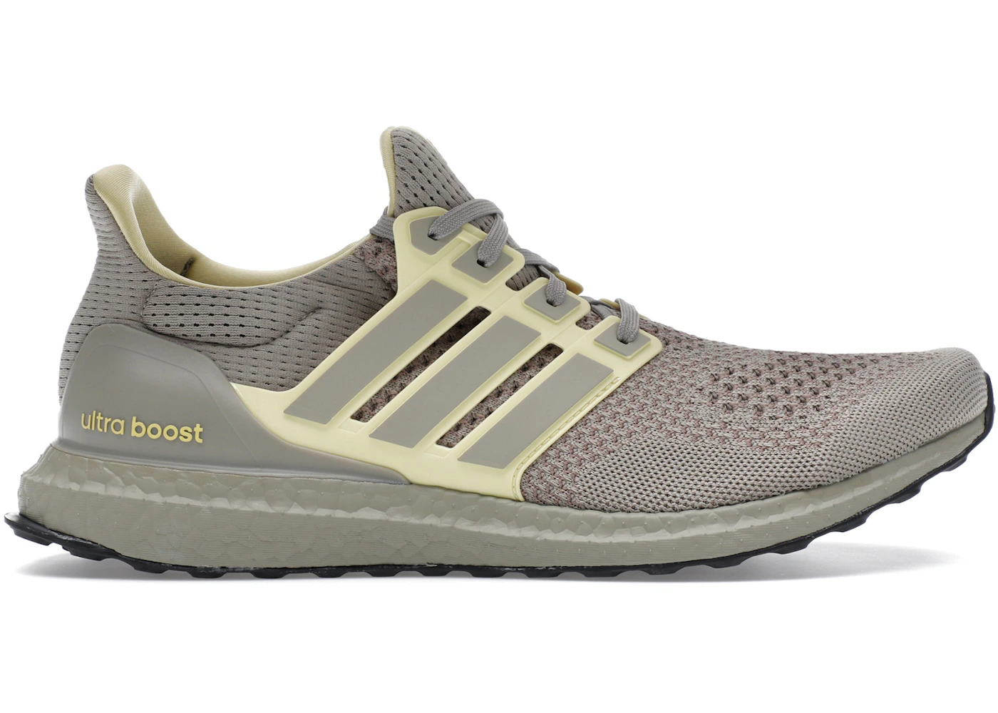 adidas Ultra Boost Putty Beige Powder Yellow Core Black Men's